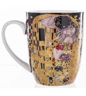 Gustav Klimt Bučinys porcelianinių kavos puodelių rinkinys su dėžute
